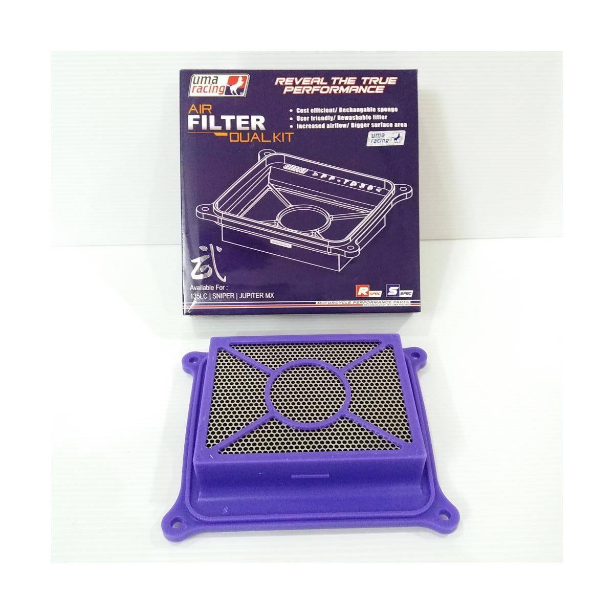 AIR FILTER LC135 DUAL KIT (UMA RACING)