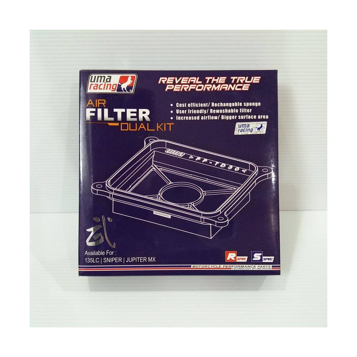 AIR FILTER LC135 DUAL KIT (UMA RACING)