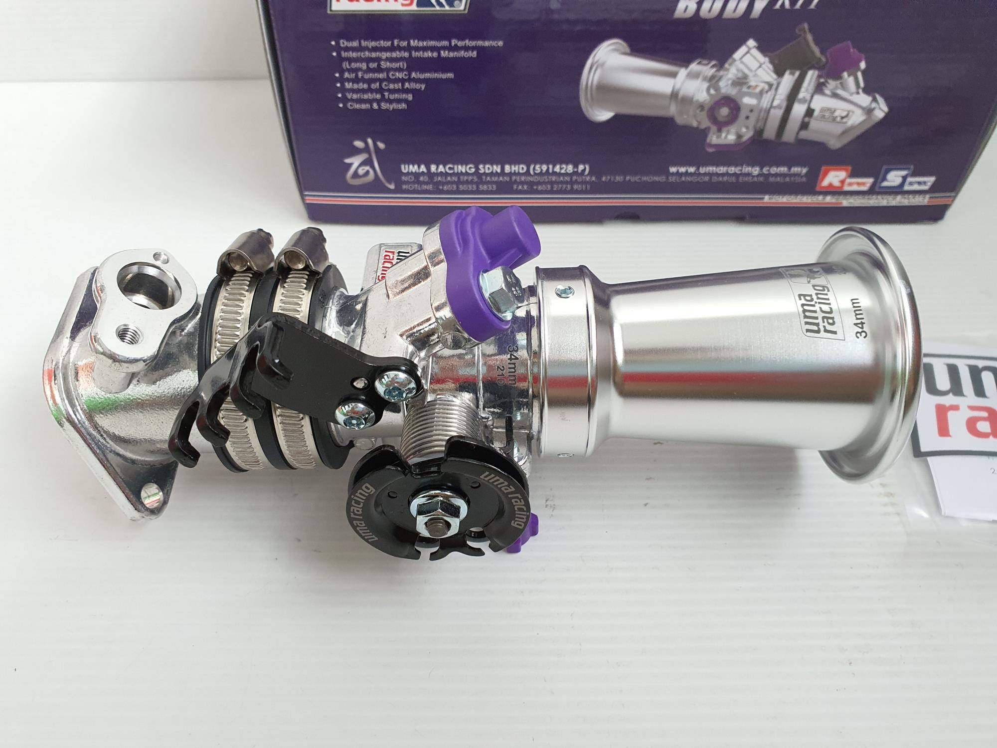 THROTTLE BODY KIT (34MM) Y15ZR (UMA RACING)