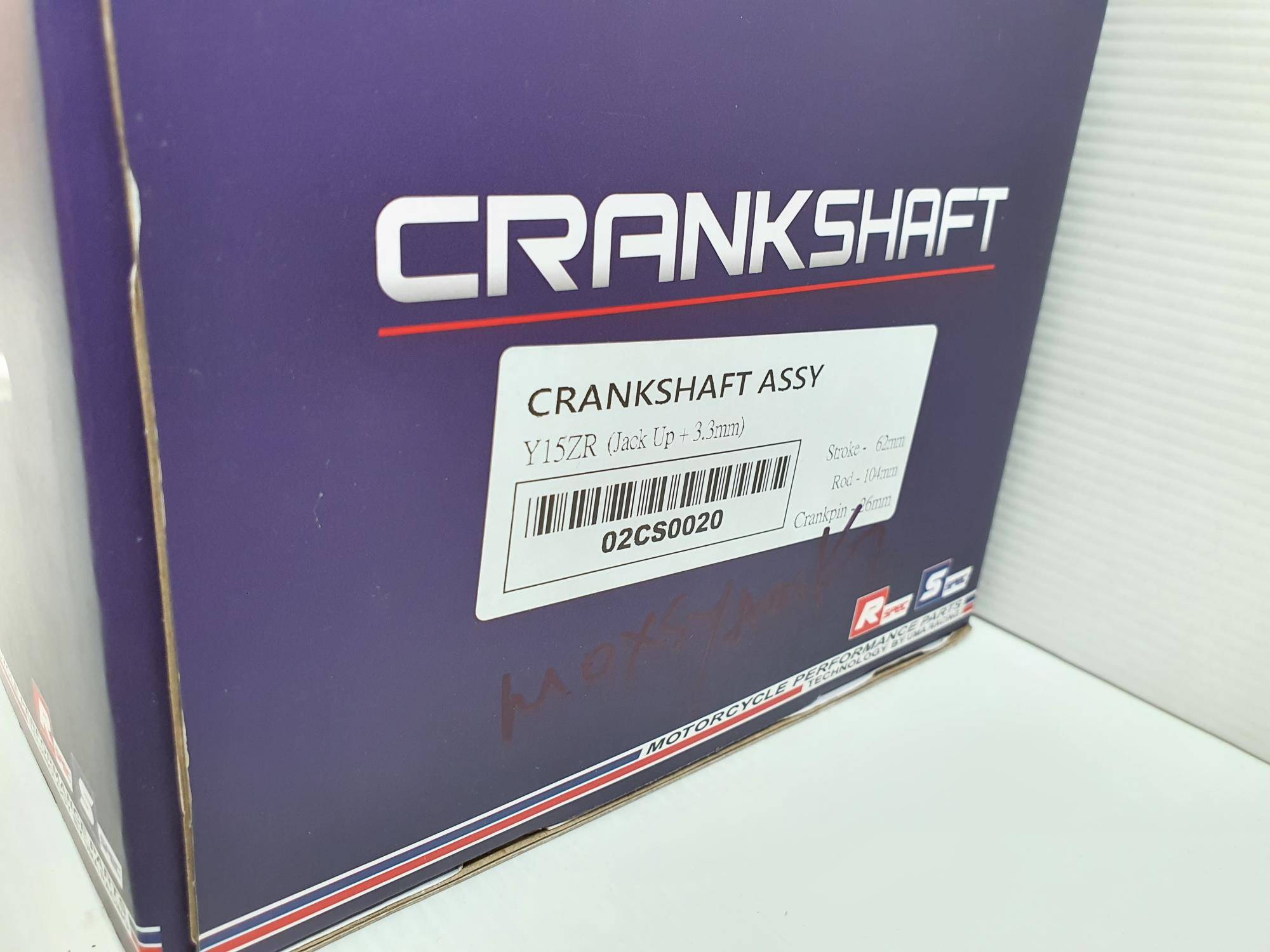 CRANKSHAFT ASSY Y15ZR (JACKUP +3.3MM)(UMA RACING)